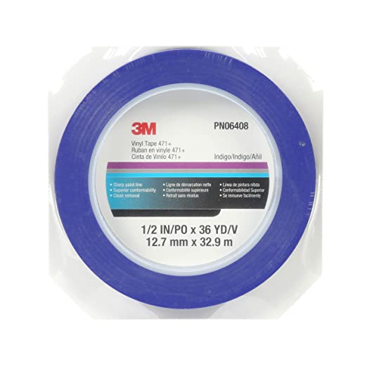 3M Scotch 471+ Plastic Tape Purple 1/2IN