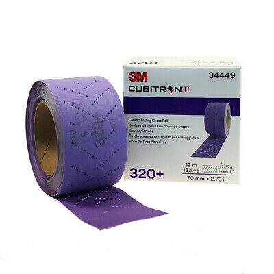 3M Purple Cubitron II Clean Sanding Sheet Roll Hookit