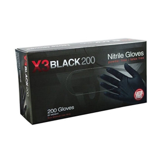 Gloveworks Nitrile Gloves Black Large