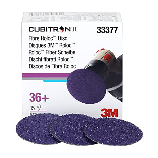 3M Cubitron II Fibre Disc Roloc 3IN 36+